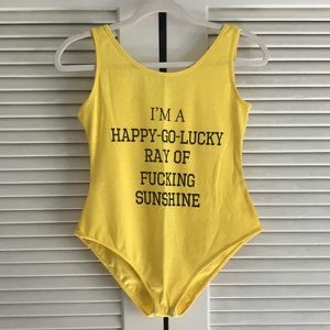 I’m a happy go lucky body suit